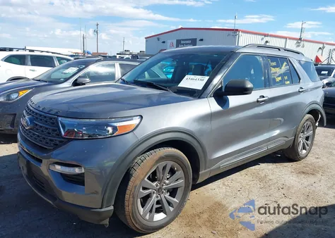 2021 Ford Explorer Xlt из США, поврежденный, VIN 1FMSK7DH0MGB96235
